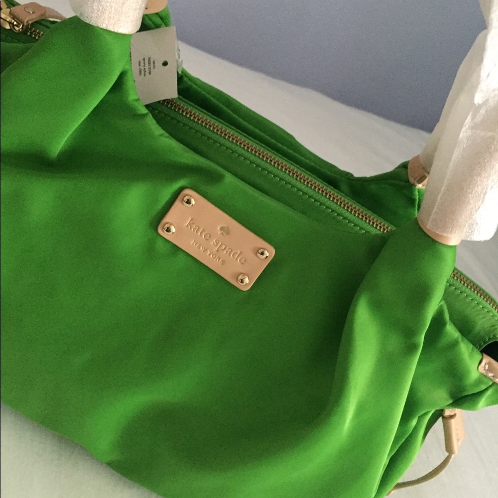 kate spade nylon bag - spring green